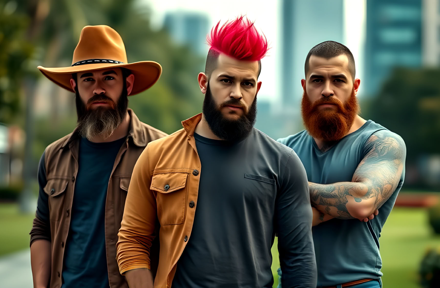 Hat, haircut or tattoo