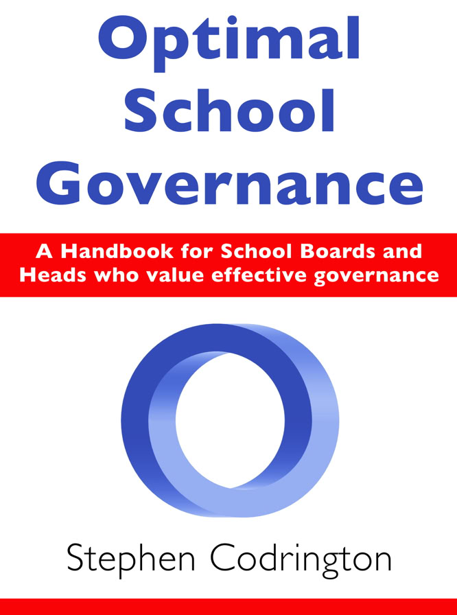 Optimal School Governance book cover